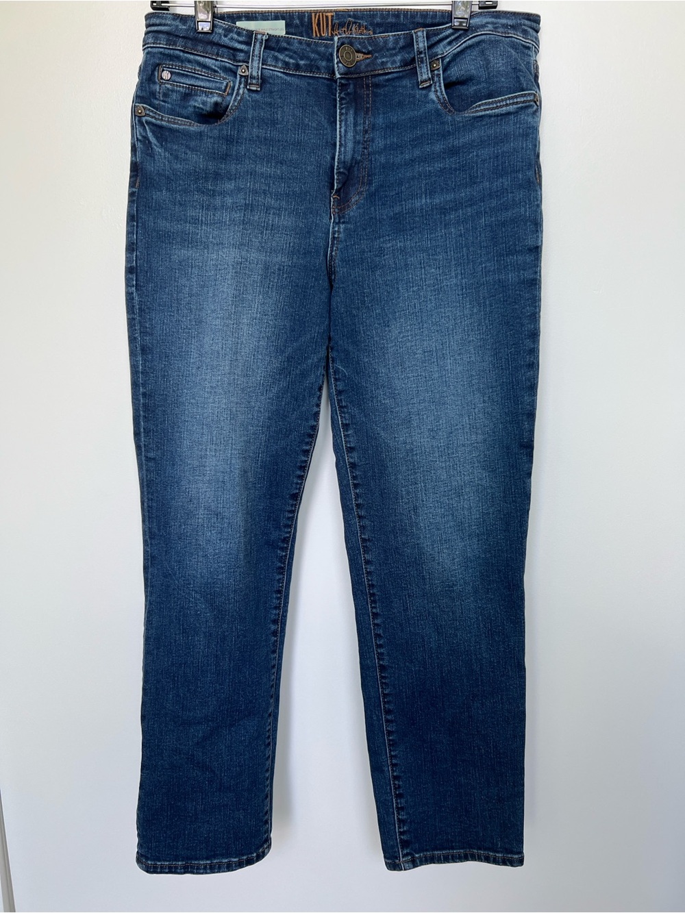 Kut from the Kloth Slim women’s Jeans in Dark Blue Wash denim